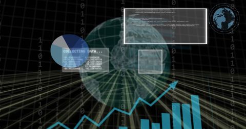 Global Data Collection with Dynamic Graphs and Analytics - Download Free Stock Images Pikwizard.com