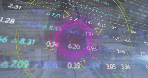 Digital Analytics Display Over Workshop Scenario - Download Free Stock Images Pikwizard.com