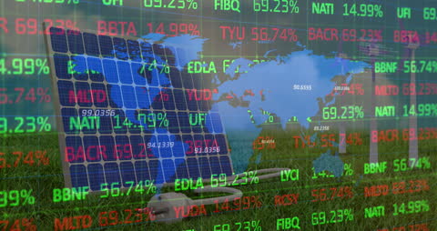 Global Renewable Energy Investment with Financial Data Overlay