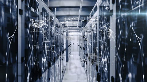 Futuristic Data Servers with Digital Network Connections