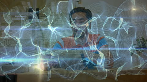 Innovative Technology with Businessman and Digital Interface