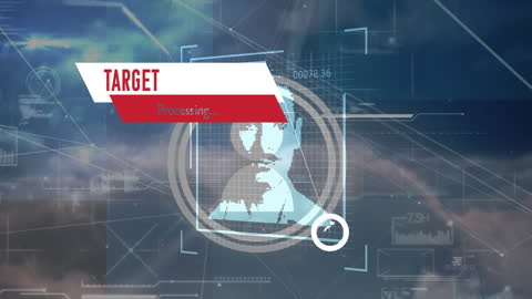 Digital Interface Animation with Target Processing Graphics