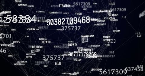 Global Network of Connections with Business Text on Digital Interface - Download Free Stock Images Pikwizard.com