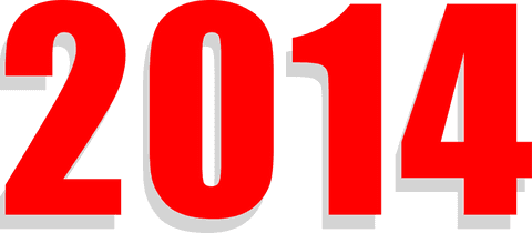 Red Text 2014 on Transparent Background for New Year Themes - Download Free Stock Videos Pikwizard.com