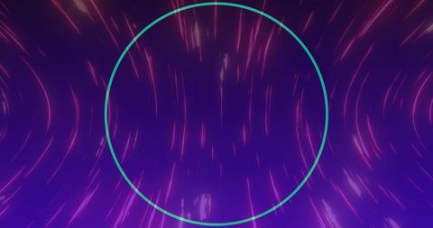 Vibrant Neon Light Trails with Dynamic Motion