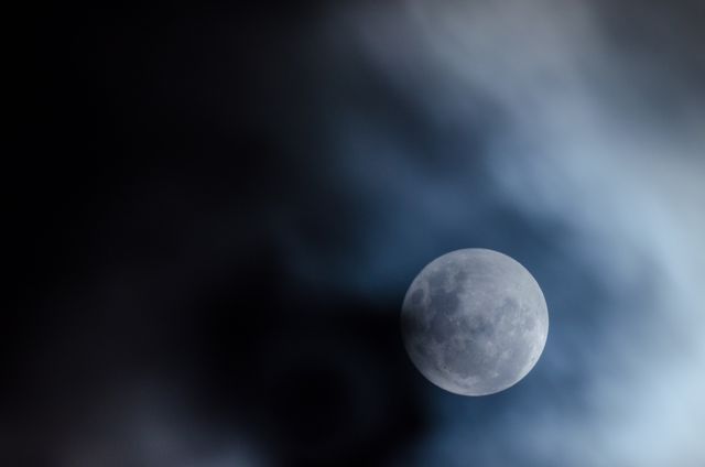Full moon with dark clouds on a mystic night - Download Free Stock Photos Pikwizard.com