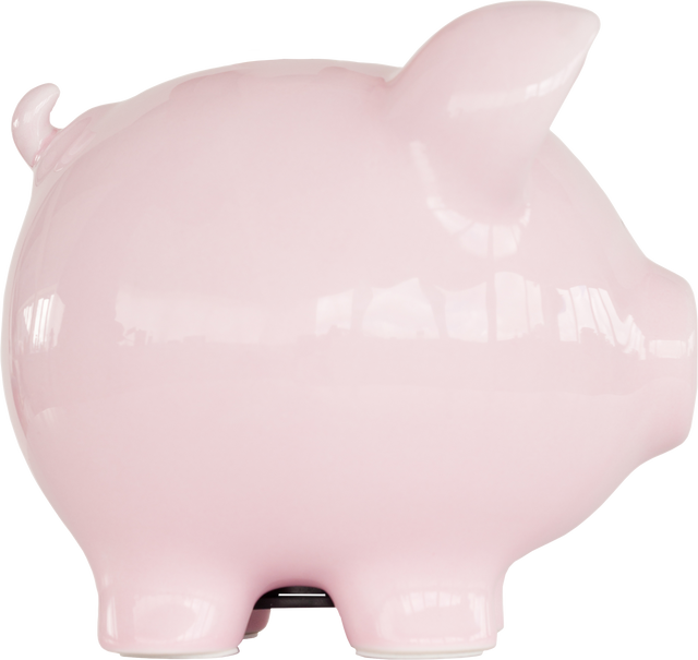 Pink Piggy Bank on Transparent Background for Finance and Savings Concept - Download Free Stock Videos Pikwizard.com