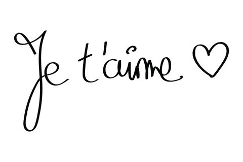 transparent ‘je t’aime’ vector digital love message - Download Free Stock Videos Pikwizard.com