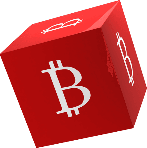transparent red cube with bitcoin symbols floating - Download Free Stock Videos Pikwizard.com