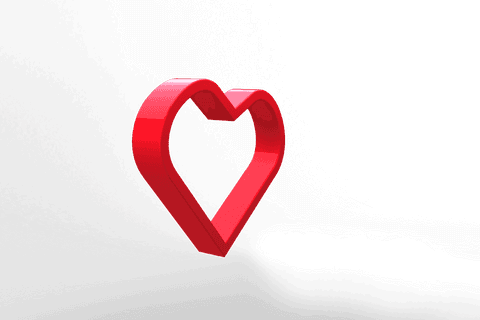 digital love symbol transparent red heart on clear background - Download Free Stock Videos Pikwizard.com
