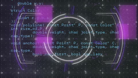 Digital Data Analysis with Futuristic Glitch Effect Overlay