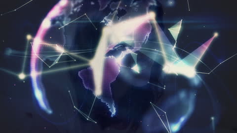 Digital Technology and Global Connectivity Concept