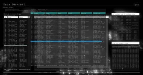 Data Terminal Interface for Global Communication and Processing - Download Free Stock Images Pikwizard.com