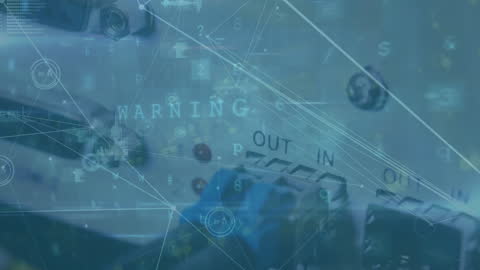 Digital Security Breach Alert with Network Connections