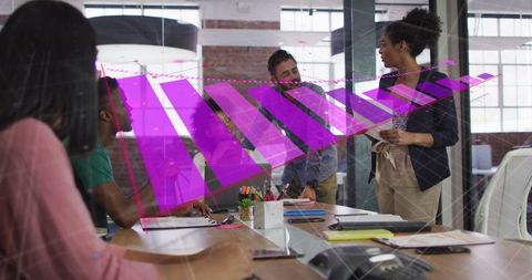 Analyzing Financial Data in a Modern Office Setting