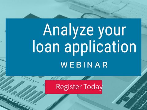 Webinar Announcement on Analyzing Loan Applications - Download Free Stock Templates Pikwizard.com
