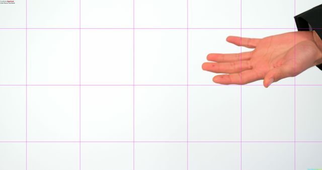 Man's Hand Reaching Out Against White Background Horizontal Orientation - Download Free Stock Images Pikwizard.com