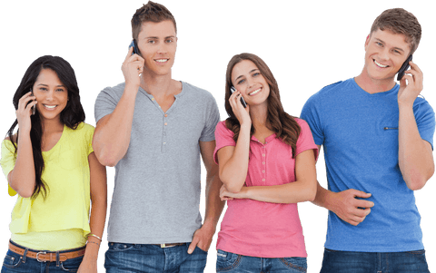 transparent communication friends smiling making phone calls - Download Free Stock Videos Pikwizard.com