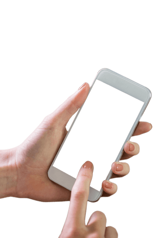 Transparent Smartphone Usage by Woman's Hands Lifestyle - Download Free Stock Videos Pikwizard.com