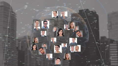 Global Digital Networking with Virtual Personas Interface