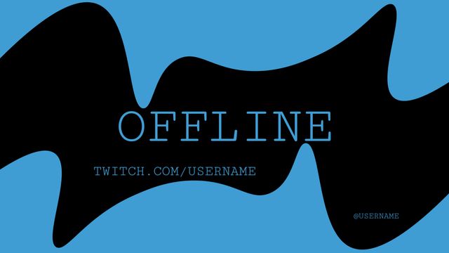 Offline Twitch Banner with Bat Silhouette for Gaming and Halloween Streams - Download Free Stock Templates Pikwizard.com