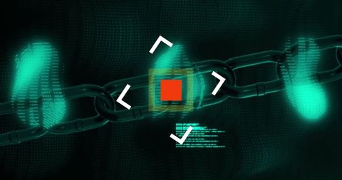 QR Code and Data Processing with Futuristic Technology Concept - Download Free Stock Images Pikwizard.com