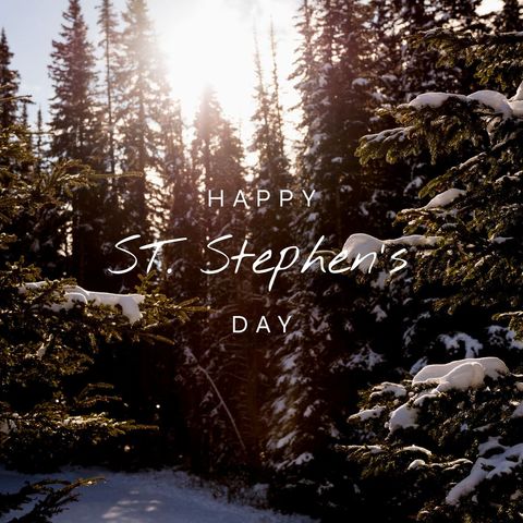 St. Stephen's Day Celebration Amid Winter Forest