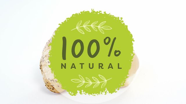 Perfect for marketing materials or food blogs promoting clean eating, vegan lifestyles, or organic diets. Can be used by bakeries, health food stores, or lifestyle influencers to emphasize natural ingredients in baked goods and overall diet.