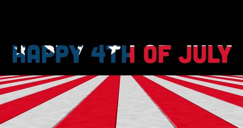 Happy 4th of july celebration design with patriotic theme
