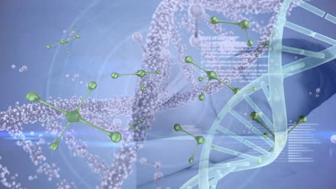 Innovative DNA Helix with Floating Molecule Structures