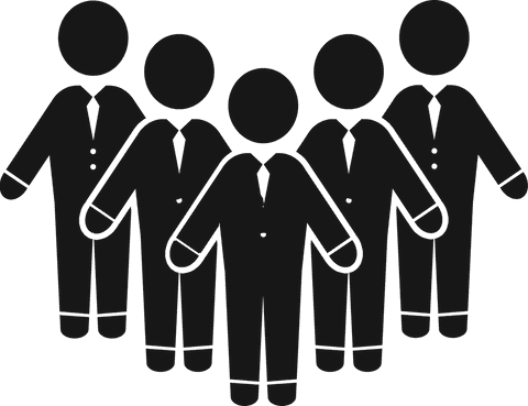 Team of Business Figures with Transparent Background Representing Leadership - Download Free Stock Videos Pikwizard.com
