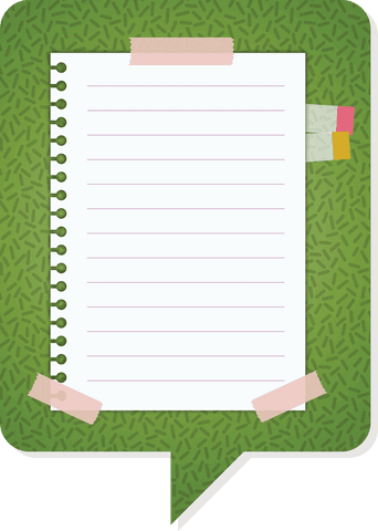 transparent speech bubble with blank paper and taping pattern for note taking - Download Free Stock Videos Pikwizard.com