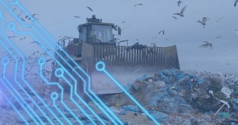 Integration of Technology in Waste Management for Sustainability - Download Free Stock Images Pikwizard.com