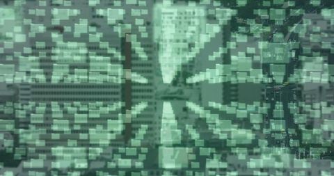 Cybersecurity and Data Protection Concept Over Digital Network