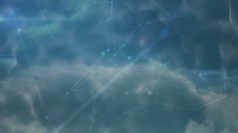 Futuristic Digital Interface with Abstract Data Streams