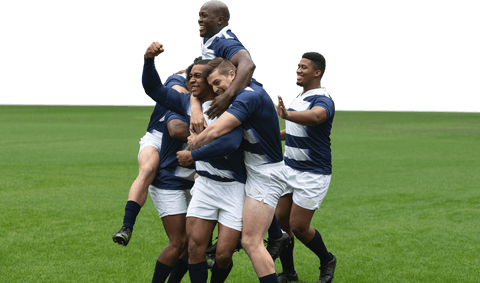 Diverse Rugby Players Celebrating on Transparent Background - Download Free Stock Videos Pikwizard.com