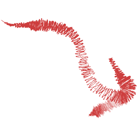 Red Curved Arrow Illustration on Transparent Background - Download Free Stock Videos Pikwizard.com