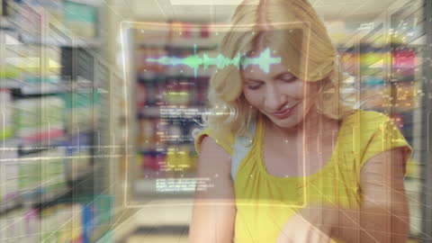 Digital Shopping Interface Concept Blending Reality and Technology