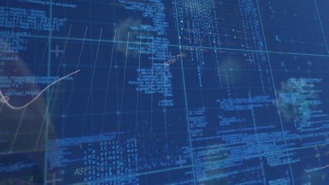 Digital Display of Financial Data and Virus Structure