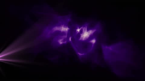 Ethereal Purple Wave Energy in Black Space