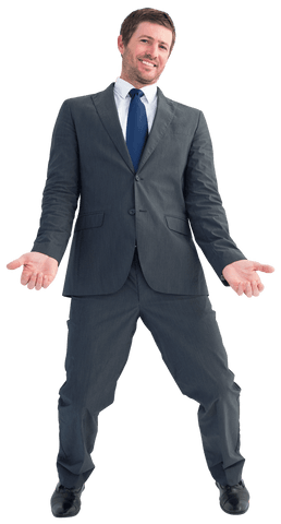 businessman smiling welcoming gesture transparent background - Download Free Stock Videos Pikwizard.com