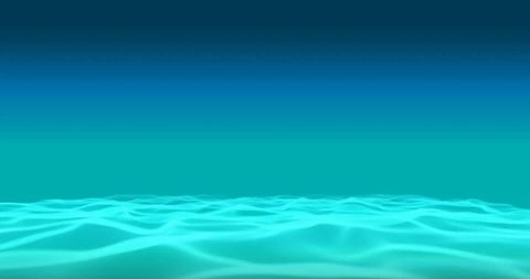 Abstract Wavy Background in Blue Tones