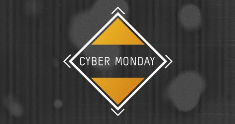 Cyber Monday Special Event Graphic with Distressed Background - Download Free Stock Images Pikwizard.com