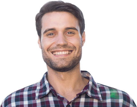 Smiling Young Man Wearing Plaid Outdoor Under Transparent Background - Download Free Stock Videos Pikwizard.com