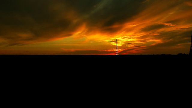 Stunning Sunset Over Horizon with Dramatic Sky - Download Free Stock Photos Pikwizard.com