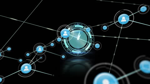 Networking Connections with Digital Interface Over Clock Concept