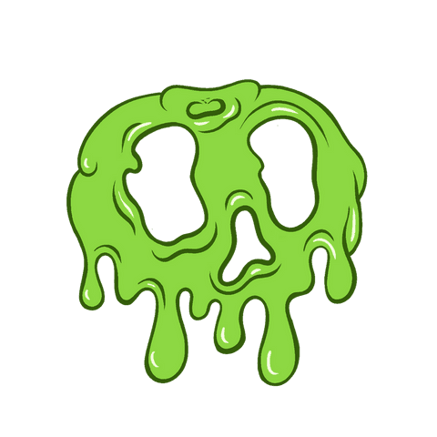 dripping green slime skull on transparent background - Download Free Stock Videos Pikwizard.com
