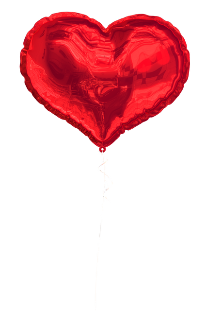 Red Heart Balloon Vector Isolated on Transparent Background - Download Free Stock Videos Pikwizard.com