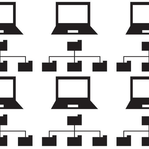 Repeated Laptops and Folders Pattern on Transparent Background - Download Free Stock Videos Pikwizard.com
