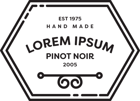 Badge Design with Lorem Ipsum Text on Transparent Vector Graphic - Download Free Stock Videos Pikwizard.com